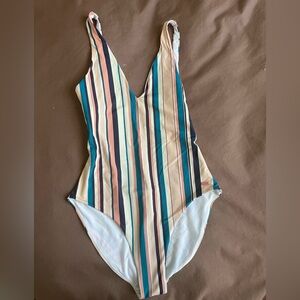 Roxy One-Piece Low Back , High Leg , Swimsuit